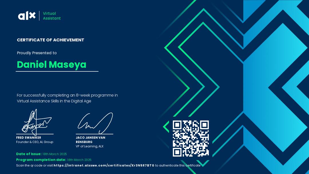 ALX Certificate